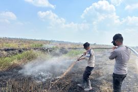 Personel Brimob Polda Riau gugur usai padamkan karhutla di Rohil