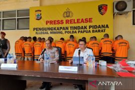 Polda Papua Barat tangkap 20 penambang emas ilegal di Manokwari