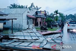 BPBD Aceh Barat bantu perbaikan atap rumah warga akibat puting beliung