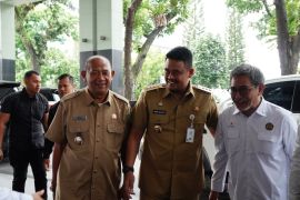 Bupati Langkat Syah Afandin hadiri sosialisasi soal sumur minyak