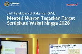 Menteri Nusron targetkan Sertifikasi Wakaf selesai 2028