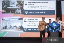 Peresmian layanan Administrasi Hukum Umum di Mal Pelayanan Publik