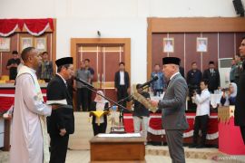 DPRD Babel paripurna pelantikan PAW Agung Setiawan