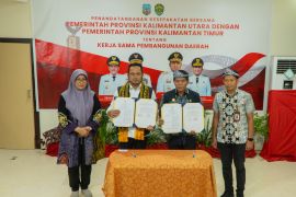 Pemprov Kaltara - Kaltim Kolaborasi Pemerataan Infrastruktur