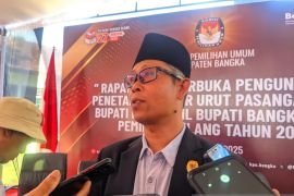 KPU Bangka bantu siapkan alat peraga kampanye Pilkada Ulang 2025