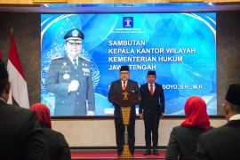 Kemenkum Jateng lantik 2 PAW anggota MPW dan 6 PPNS