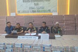 Kejati Sumsel sita uang tunai Rp506,15 miliar perkara korupsi Bank