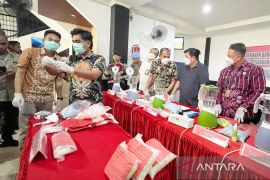 Polda Kalsel musnahkan 10 kilogram sabu dan ribuan ekstasi