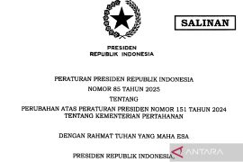 Presiden menambah dua badan baru di Kementerian Pertahanan