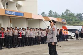 Polda Banten kerahkan 313 personel amankan laga Dewa United vs Malut United