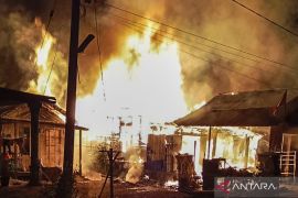 33 jiwa kehilangan tempat tinggal akibat kebakaran di Desa Cukan Lipai HST