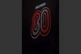 Pertunjukan drone di Melbourne meriahkan HUT ke-80 kemerdekaan RI