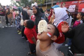 Lomba HUT Kemerdekaan di CFD Kota Kediri