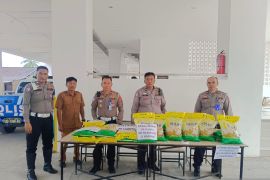 Satlantas Polres Pasaman gelar pangan murah jaga stabilitas harga pangan