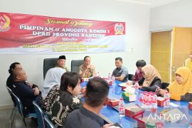 Legislator Banten lakukan studi hibah olahraga ke KONI Kabupaten Bekasi