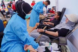 Semarak HUT Ke-49 PT Timah, PMI Bangka kumpulkan ratusan kantong darah