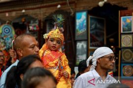 Album Asia: Mengintip kemeriahan Festival Sapi di Nepal