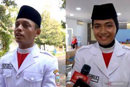 Calon anggota Paskibraka tak kuasa bendung rasa haru dan bangga