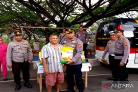 Polres Gorontalo Utara gelar GPM penuhi kebutuhan sembako warga