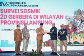 Panjang lintasan survei seismik 2D di Lampung capai 688,5 kilometer