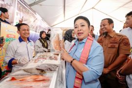 Komoditas laut Sulsel digemari pasar internasional, mantan istri Prabowo senang