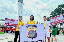 Personel Polda Gorontalo juara Police Women Run 2025 di Sumatera Barat