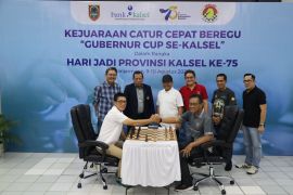 Bank Kalsel gelar Turnamen Catur Beregu "Gubernur Cup"