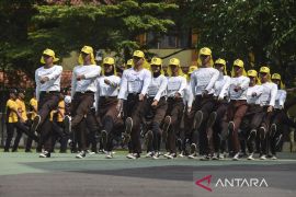 Latihan Paskibraka di Ciamis