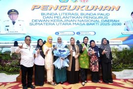 Endang Kurniasih dikukuhkan menjadi bunda paud dan literasi Langkat