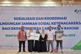 Kabupaten Banjar wujudkan universal coverage kepesertaan Jamsostek
