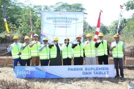 PT Brigit Biofarmaka "groundbreaking" pabrik baru di Sukoharjo
