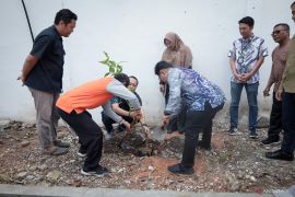 Sekwan sambut HUT Kalsel dengan semangat tanam pohon