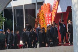 Menteri Kabinet Merah Putih hadiri Sidang Tahunan MPR 2025