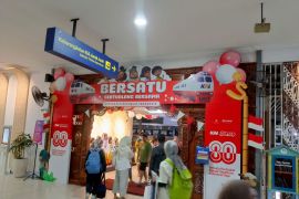 Sebanyak 20 ribuan penumpang KA tiba di Daop 6 pada momen Peringatan Hari Kemerdekaan