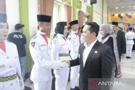 Paskibraka Padang Lawas tahun 2025 resmi di kukuhkan