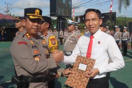 Puluhan personel Polres Balangan diganjar penghargaan