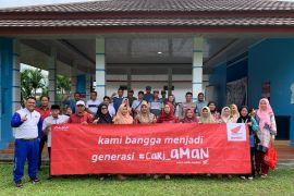 Honda Babel ajak aparatur desa Aik Merbau jadi role model keselamatan berkendara