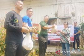 Rutan Tarutung bagikan sembako dan gelar jalan santai jelang HUT Kemerdekaan