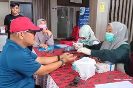 Kementerian HAM Babel menggelar Cek Kesehatan Gratis meriahkan HUT Ke-80 RI