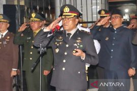 Kapolres Tanjungbalai pimpin apel renungan suci