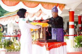 Bupati Langkat pimpin upacara HUT RI Ke-80