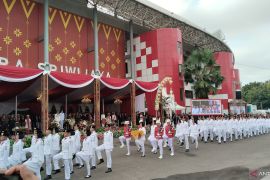 Pemkot Palembang gelar upacara HUT ke- 80 RI di Jakabaring Sport City