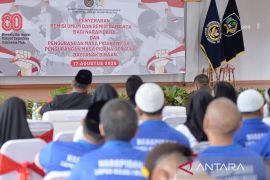 20.145 narapidana di Sumut terima remisi HUT ke-80 RI