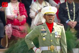 Putra Maluku Kolonel Amril Tehupelasury  komandan upacara HUT ke-80 RI di Istana Merdeka