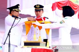 Wako Hendri Arnis pimpin upacara HUT RI ke-80 di Padang Panjang