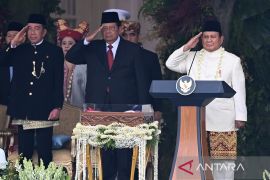 Upacara di Istana Merdeka ada SBY-Jokowi, Megawati berhalangan hadir