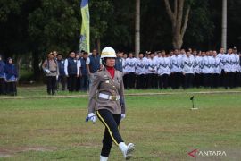 Sosok Iptu Lilis, Polwan Polres Bangka Tengah ditunjuk jadi Danup HUT Ke-80 RI