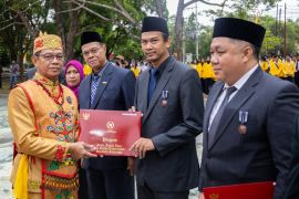 Upacara HUT ke-80 RI di Universitas Palangka Raya berlangsung khidmat