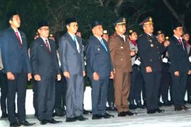 Pemkab gelar apel kehormatan dan renungan suci HUT ke-80 RI di TMP Tuntung Pandang