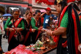 Menikmati semarak festival tahunan Krishna Janmashtami di Nepal